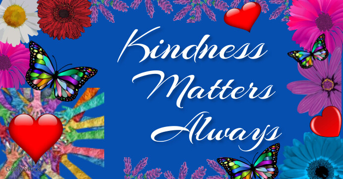 Kindness Matters Always Facebook Event Cover template