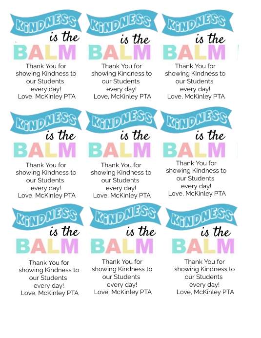 Kindness Tags Template PosterMyWall
