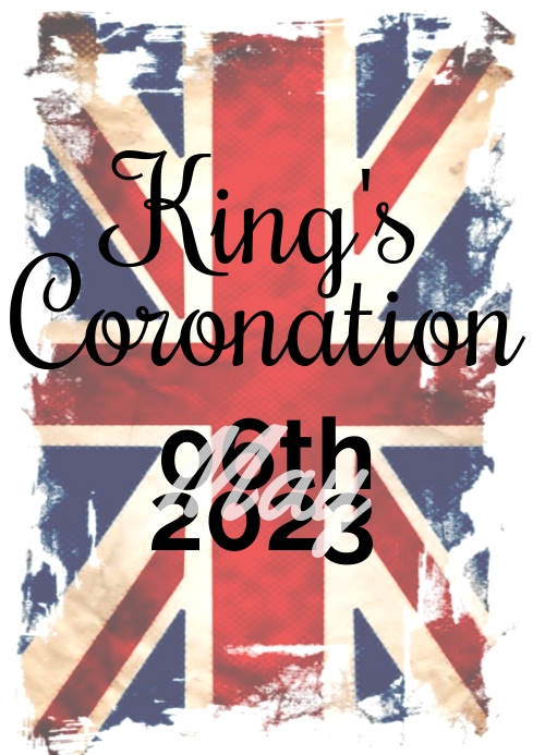 King's Coronation A4 template
