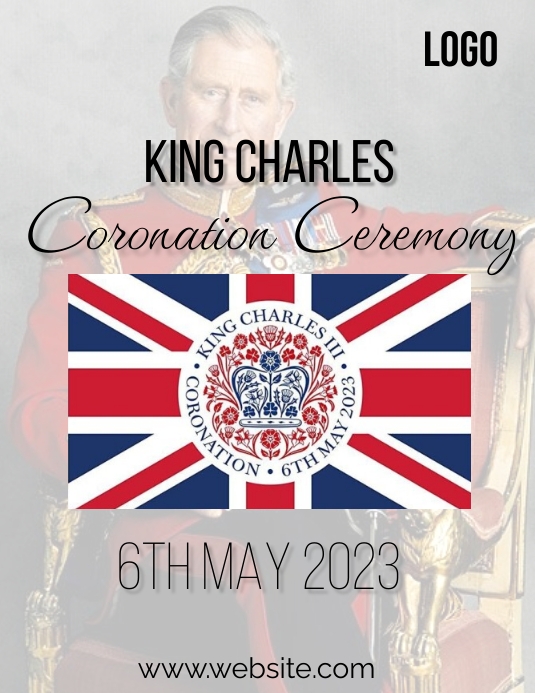 Coronation Rites Letters Design King Charles Coronation Ceremony Template | PosterMyWall