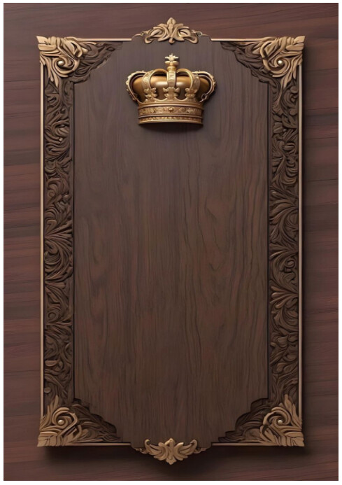 Kings Invitation Sign King Coronation Invitation Card A3 Template | PosterMyWall