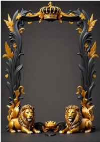 King Crown  A3 template