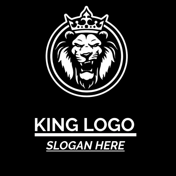 KING LOGO Logotyp template