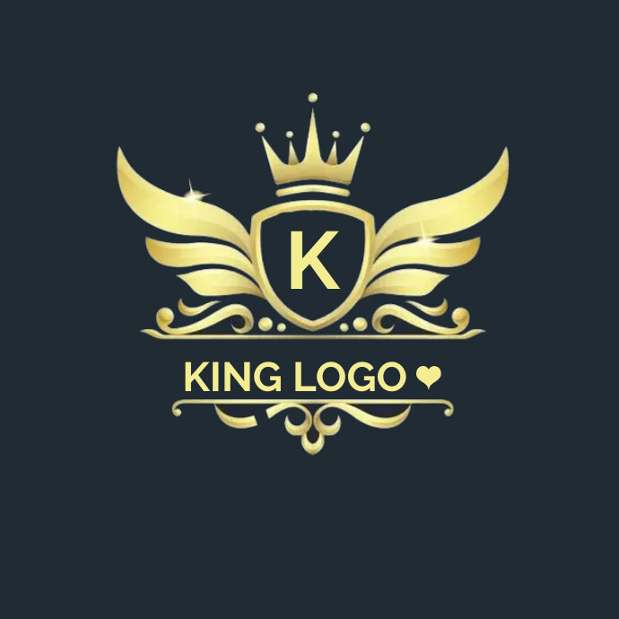 King Style Logo Metallic Lion King Logo | Scalebranding