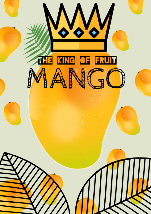 King of fruit Mango flyer Template | PosterMyWall