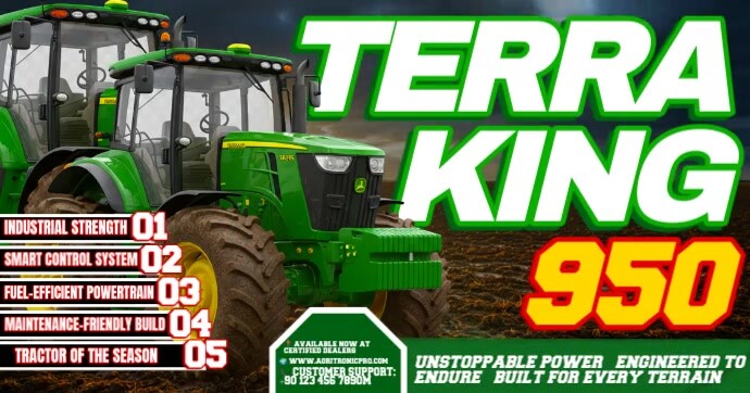 King of terrain, built to conquer Facebook Shared Image template