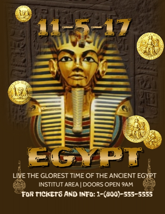 Tut Poster Template king tut template postermywall Tut Poster Template king tut template postermywall