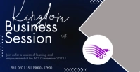 Kingdom Business Session Facebook Event Cover template