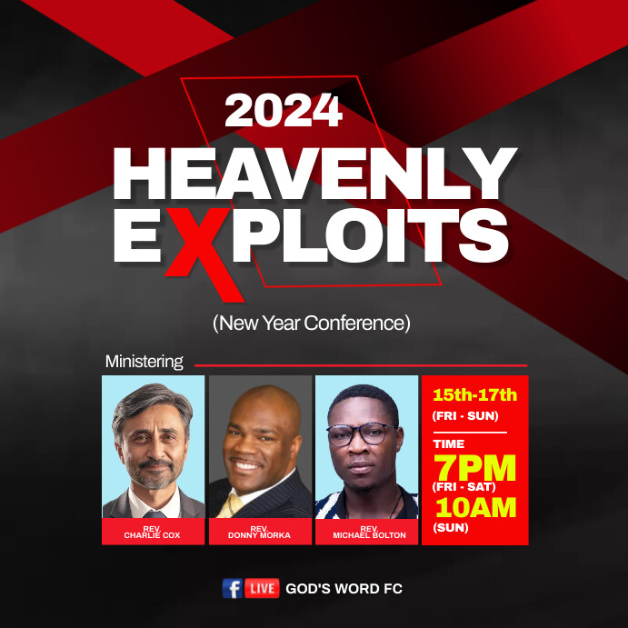 Exploit Poster kingdom exploits church flyer Template | PosterMyWall