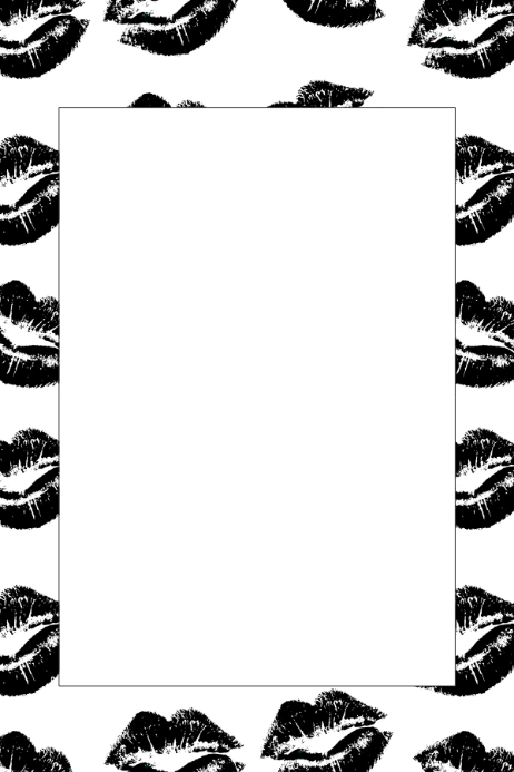 Copy of Kiss Party Prop Frame | PosterMyWall