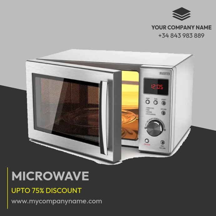 Kitchen Appliance Template PosterMyWall