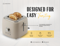 White Kitchen Appliance Promotion Рекламная листовка Template - Page 2