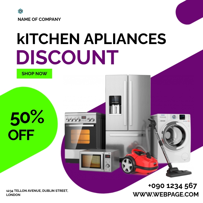All Kitchen Promotion Kitchen Appliances Banner