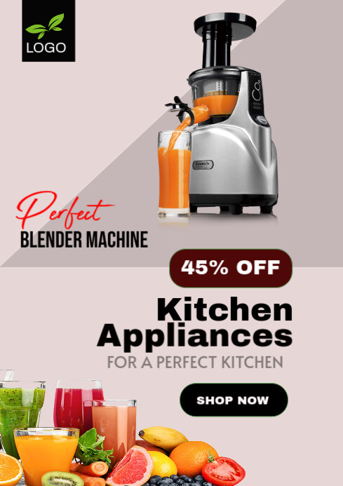 Advertising Kitchen Design Plantilla de kitchen appliances sale ad poster | PosterMyWall