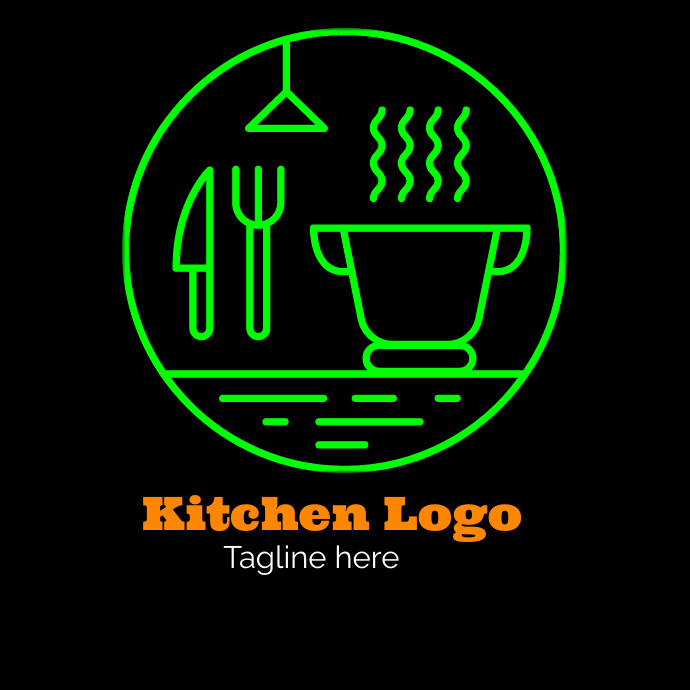 Kitchen Logo Design Template | PosterMyWall