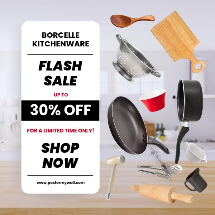 kitchen product promotion template | PosterMyWall