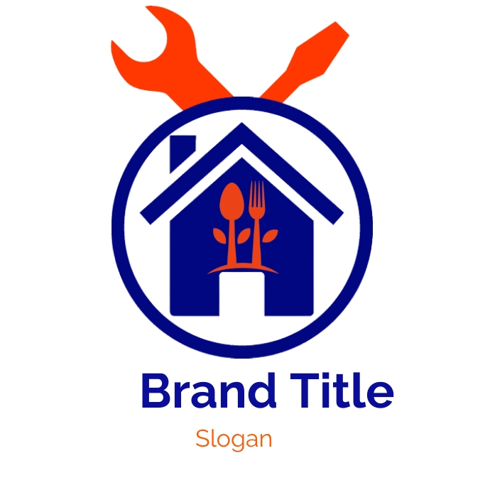 Kitchen repair logo Logótipo template