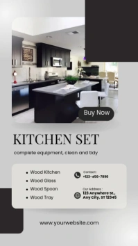 kitchen set sale template Instagram Story