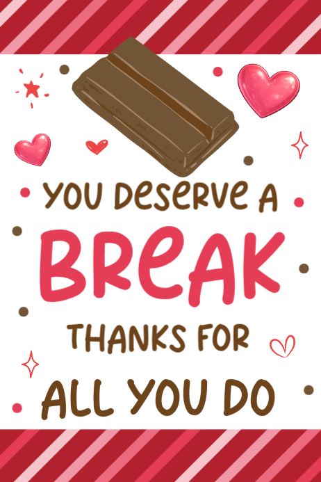 KitKat Thank You Tag Template | PosterMyWall