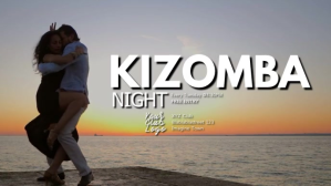 Kizomba night latin bachata salsa fiesta ad Facebook Cover Video (16:9) template