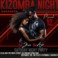 Kizomba night template Instagram Post