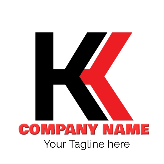 KK Logo Design Template PosterMyWall kk-logo-design-template-postermywall