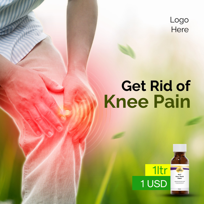 Knee Pain Banner Template | PosterMyWall
