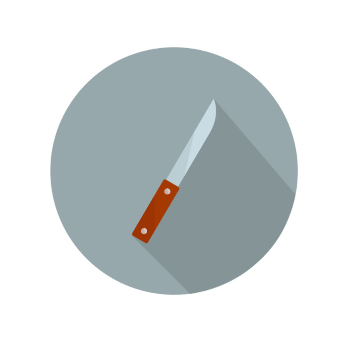 Knife Logo template