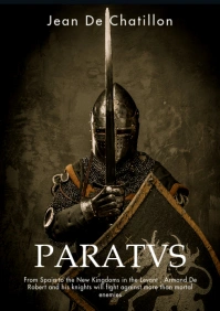 Knight historical based medieval book cover A4 template
