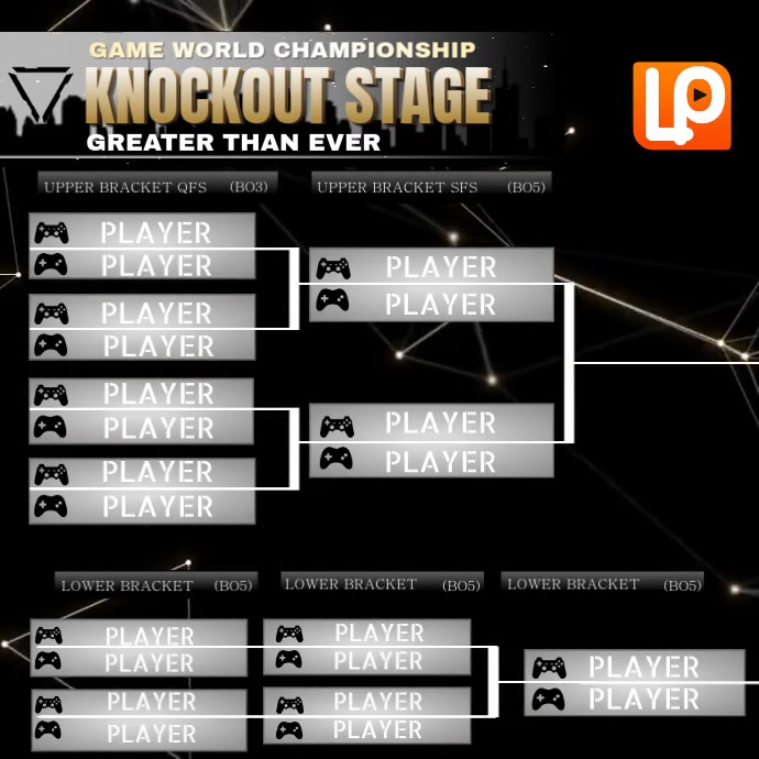 Knockout Stage World Championship Template | PosterMyWall