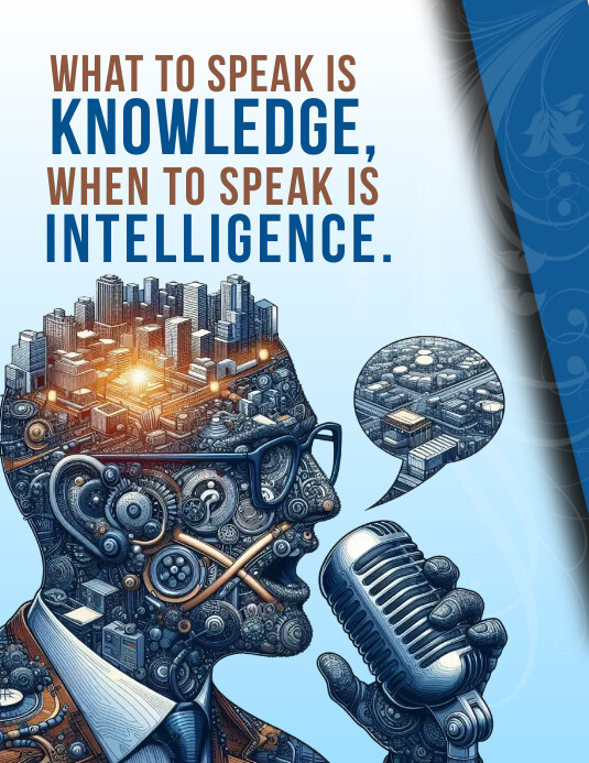 Knowledge Flier Knowledge, intelligence Template | PosterMyWall