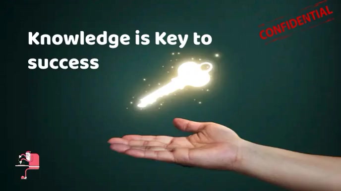 Plantilla de Knowledge is key to success | PosterMyWall