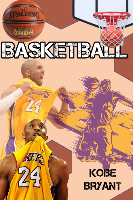 Kobe Bryant Poster template