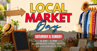 Amarillo Local Market Event Facebook Shared Image Template