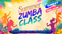 Kuning Ceria Summer Zumba Classes Pos Twitter template