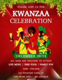 Kwanzaa Celebration Flyer Template