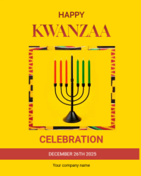 kwanza flyers Instagram Portrait template