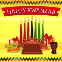 Kwanzaa, Happy Kwanzaa Instagram Post template