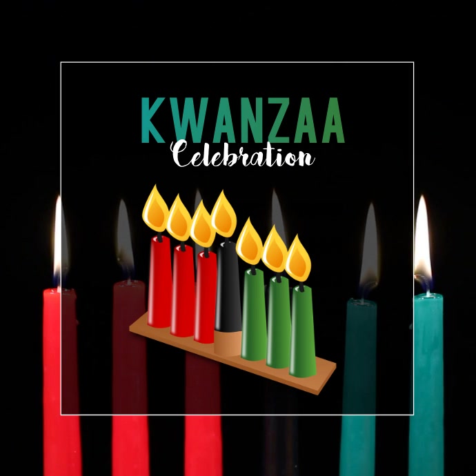 Kwanzaa Shabbat Hanukah Chanukha Kwanzaa Template Postermywall