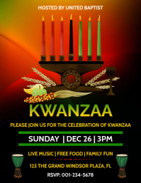 Kwanzaa Celebration Flyer Template