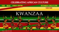 Kwanzaa celebration poster template