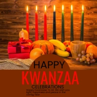 kwanzaa celebrations Instagram Post template