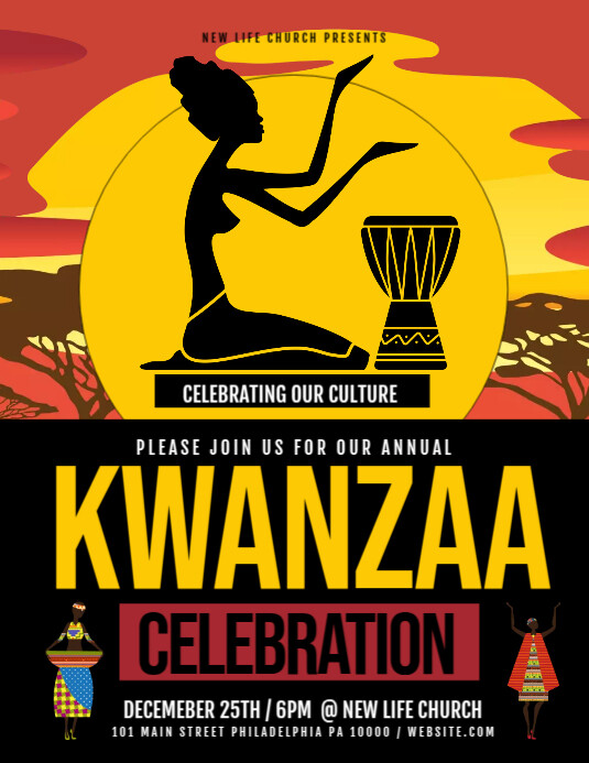 Customize Kwanzaa Poster Templates Postermywall