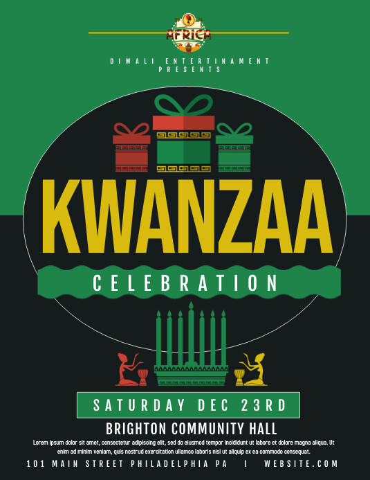 Shablon Kwanzaa Postermywall