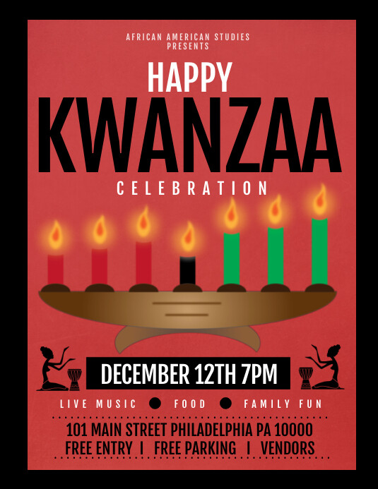 Kwanzaa Template Postermywall