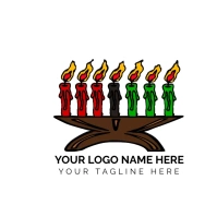 kwanzaa Logotyp template