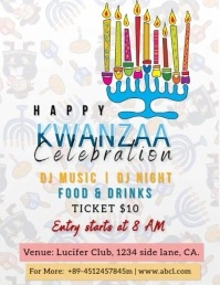 KWANZAA Iflaya (Incwadi ye-US) template