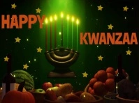KWANZAA Panneau de jardin template