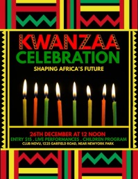 Customize Kwanzaa Poster Templates Postermywall