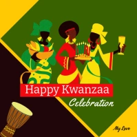 kwanzaa flyer template Message Instagram
